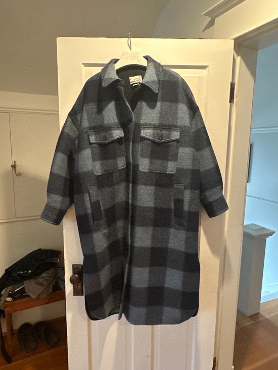 Jackets & Blazers - Isabel marant blue check coat